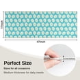 thumbnail image 5 of Turquoise Daisy Flower Floral Pattern Kitchen Rug Mat,Kitchen Runner Rugs Non Skid Washable,Decorative Kitchen Floor Mats for Kitchen,Sink,Laundry,17"X47", 5 of 5