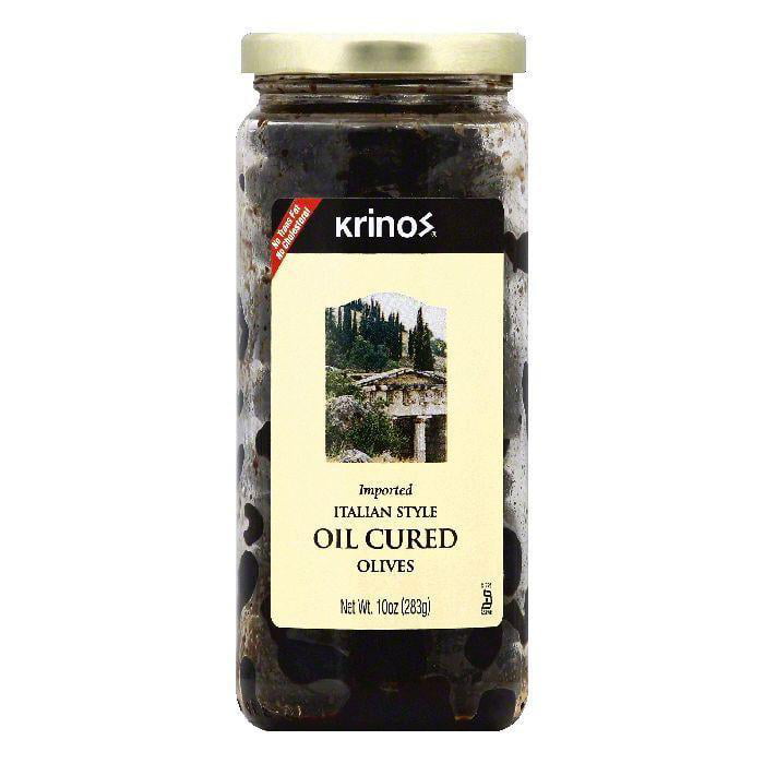 Krinos Italian Style Oil Cured Olives, 10 OZ (Pack of 6) - Walmart.com