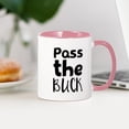 thumbnail image 3 of CafePress - Pass The Buck Mugs - 11 oz Ceramic Mug - Novelty Coffee Tea Cup, 3 of 4