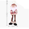 thumbnail image 5 of 4 piezas de adornos navideños, adornos colgantes con forma de árbol de Navidad, muñeco de nieve, anciano y títere, 5 of 5