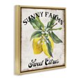 thumbnail image 3 of Stupell Industries Traditional Sunny Farms Sweet Lemon Gold Floating Frame Canvas Art, 18 x 18, by Creatif Belle, 3 of 8