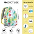 thumbnail image 6 of Geometric Shapes Texture Print Laptop Backpack for College Students, Stylish Bookbag for School and Work, Durable Daypack with Organizer, Ideal Gift Idea, 6 of 6