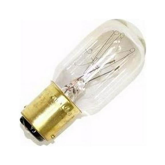 Sylvania 18200 15-Watt Clear Tubular Double Contact Bayonet Base Incandescent T7 Bulb…