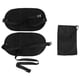 thumbnail image 2 of Hamaca Con Pedal, Accesorio De Viaje Cómodo Negro, Hamaca Para Pies De Viaje De Tela Oxford Para Vuelos De Larga Distancia, 2 of 7