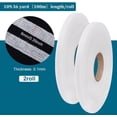 thumbnail image 2 of 218 Yards Iron-On Hem Tape White Seamless Hemming Tape No Sew Hemming Tapee for Pants and Sewing Torn Edges of Garments Curtains 0.4 Inch Wide, 2 of 9