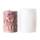 thumbnail image 1 of LUVCLS Molde de silicona para velas cilíndricas con alfabeto navideño, decoración navideña, 1 of 7
