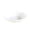 White, variant on COM1950s Flower Shaped Serving Bowl, Melamine Decorative Fruit Bowl with Scalloped Petal Rim, Multipurpose Snack and Candy Bowl for Kitchen Table Home Decor