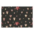 thumbnail image 2 of Placemats Set Of 6 Linen Durable Table Placemats Valentines Day Love Heart Dinner Mats for Party Kitchen Dining Decoration, 2 of 2