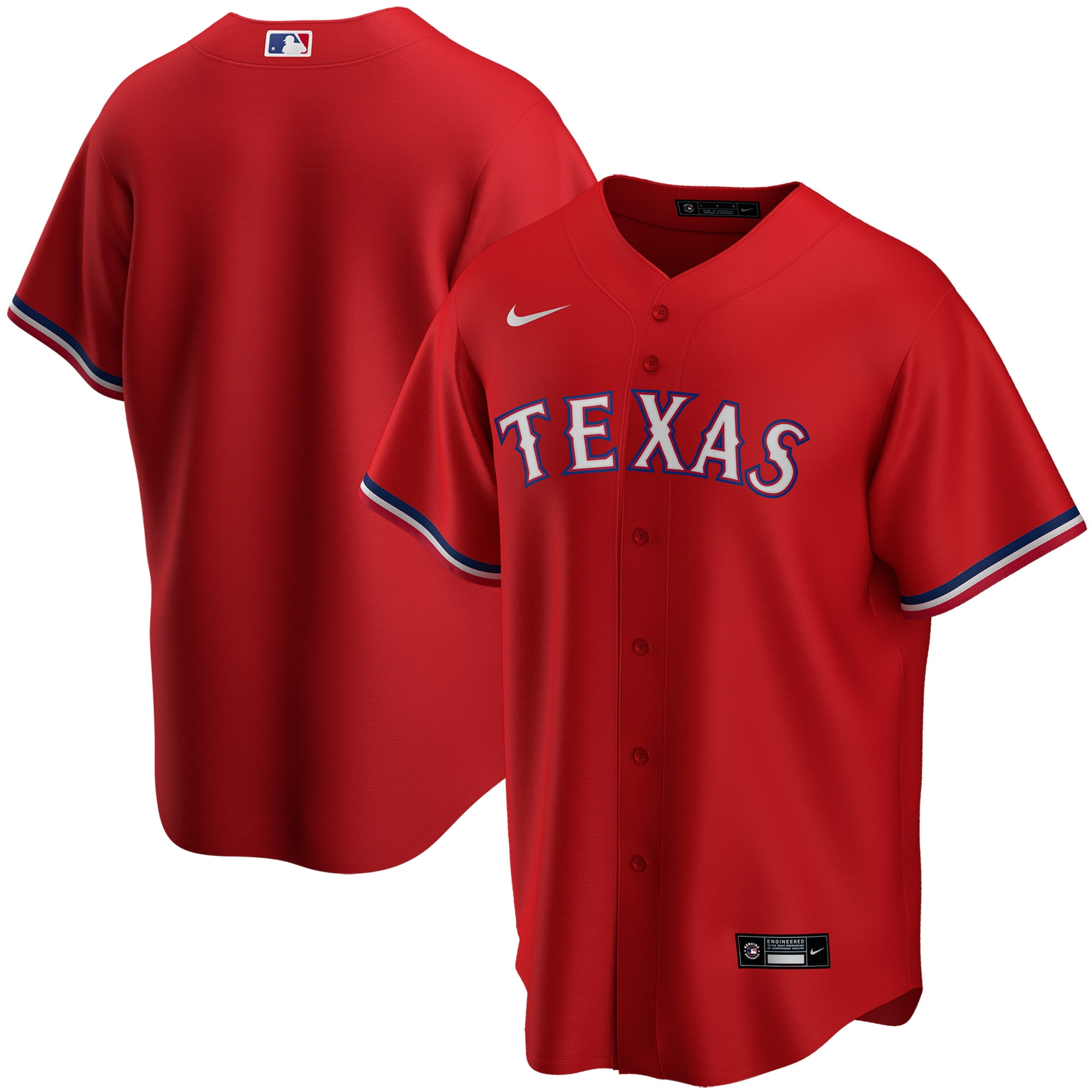 texas rangers youth jersey red