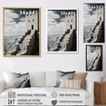 thumbnail image 4 of Designart "Castles Minimalist II" Cityscapes Floater Framed Canvas Wall Art, 4 of 7