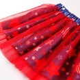thumbnail image 4 of Girls 4th of July Outfit Toddler Patriotic Clothes 2 Piece USA T-Shirt Shirred Tiered Skirt Set for Little Girls Independence Day Memorial DStar Blue Short Sets for Little Girl Independence Day 5T, 4 of 5