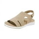 thumbnail image 1 of Sandalias de verano para mujer, sandalias de plataforma con cinta elástica transpirables de talla grande, sandalias casuales, 1 of 6