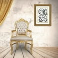 thumbnail image 3 of Medley, Elizabeth 23x32 Gold Ornate Wood Framed with Double Matting Museum Art Print Titled - Tribal Swirls IV, 3 of 4