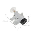 thumbnail image 3 of 1 Set Camper Trailer Toilet Parts for Rv Owners Pedal Flush Design 6.02X2.75X1.18in, 3 of 9