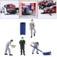 thumbnail image 2 of Tiny Diorama Figure Resin Doll Street Train Layout Scenery Accessories gray, 2 of 9