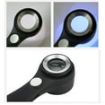 Milue Magnifying Glass Double Glass Lens Loupe for Stamps Coin Jewelry