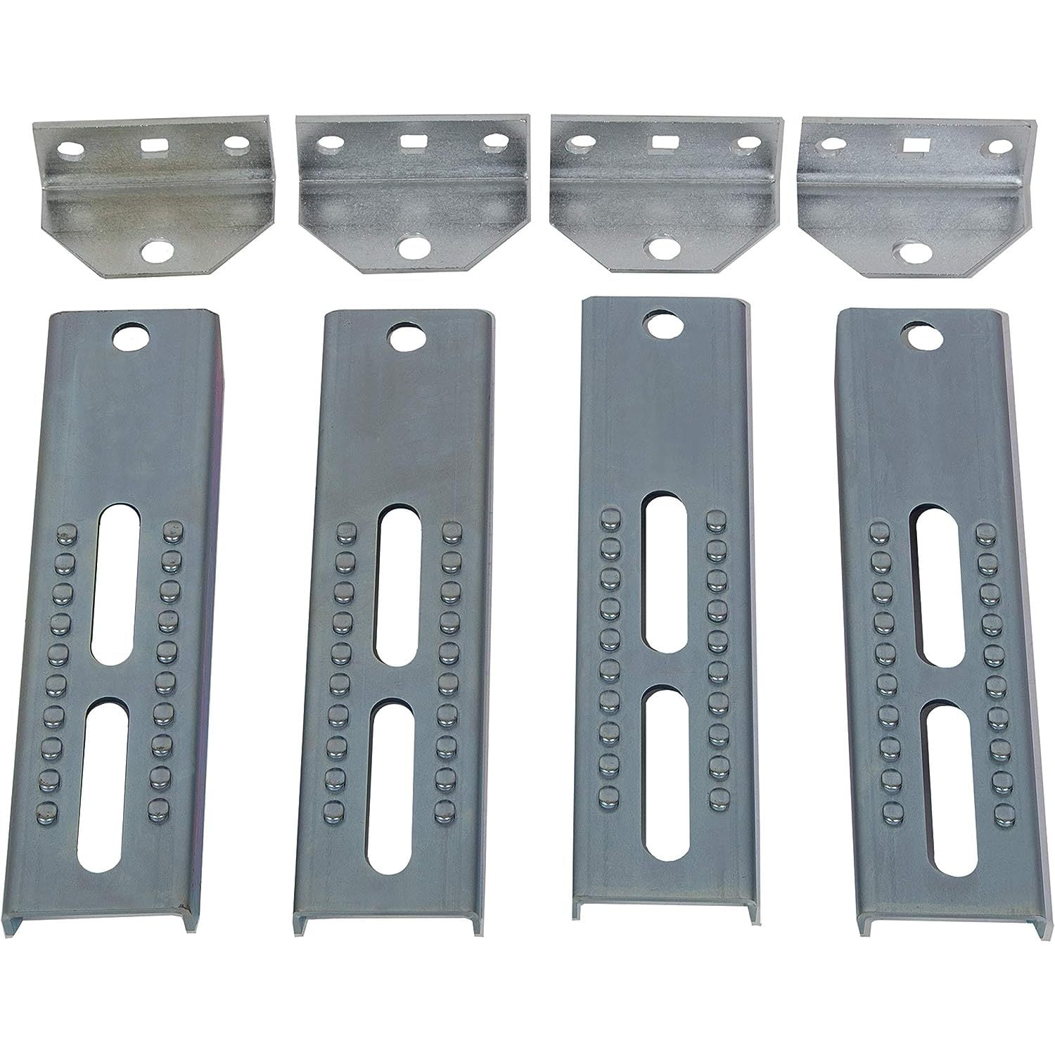 10'' Galvanized Swivel Brackets w/Top Bunk Bolster for Boat Trailers