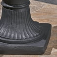 thumbnail image 6 of Alena Outdoor Light Weight Concrete Chalice Garden Urn Planter, Black, 6 of 6