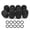 10, variant on Tibvox Universal Mic Foam Filter Soft Replacement Windscreen Block Background Noise During Gaming for CloudII/Mix Headsets Mic