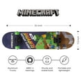 Minecraft 31" Popsicle Complete Standard Beginner Skateboard with 50mm