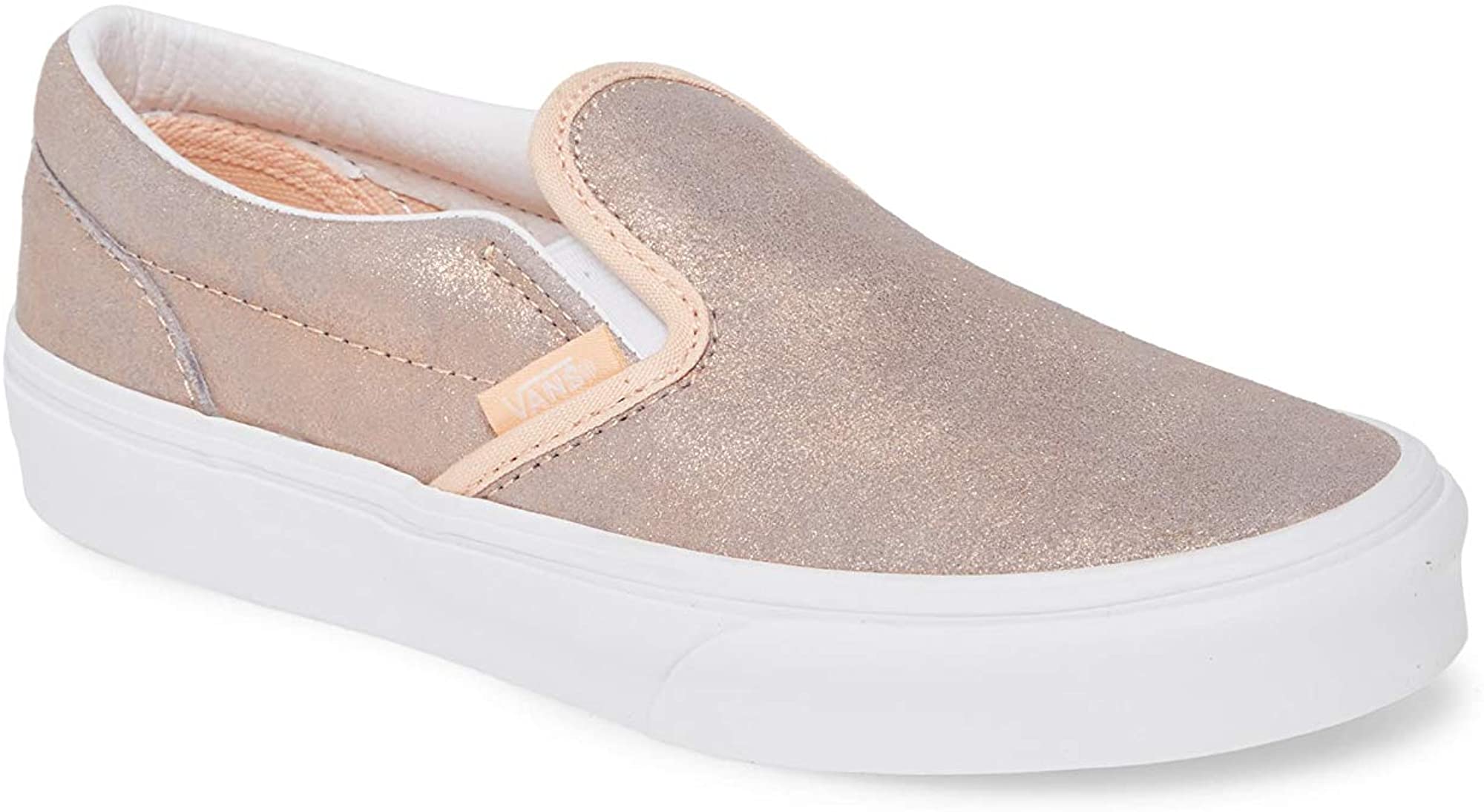 vans classic slip on rose gold