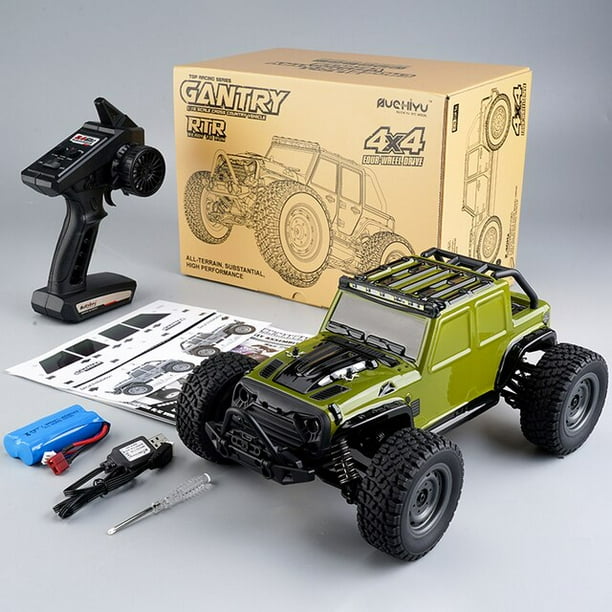 Coche teledirigido RC Sand con traccion en las cuatro ruedas camioneta Jeep 1 16 con ala trasera juguete electrico regalo para ninos Scy 16103 Bodega Aurrera en linea