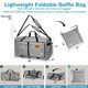 thumbnail image 2 of Bolsa de lona Bago grande de 100 litros para viajes para mujeres y hombres con paquete de zapatos, 2 of 8