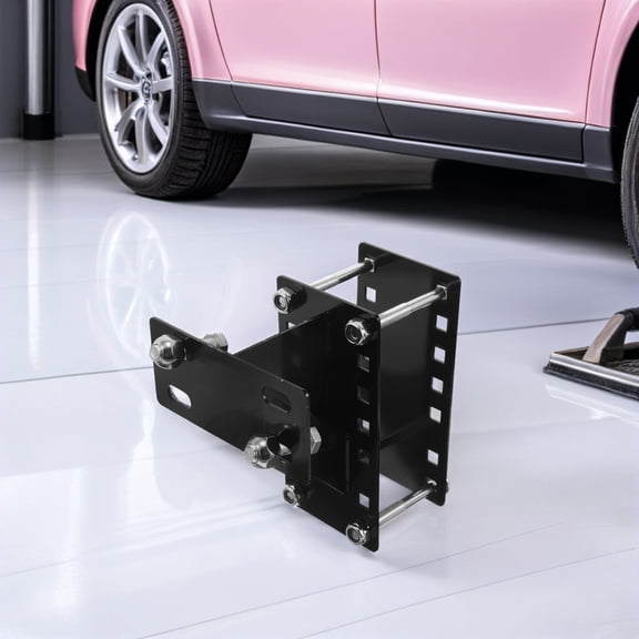 FUTUREORYY Black Steel Mount for Utility Trailer with Weather Resistant Coating