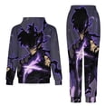 thumbnail image 2 of Solo Leveling Unisex Adult Sweatsuits Hoodie & Sweatpants Long Sleeve Hooded Sweatshirt Matching Joggers Tracksuit Sets 3XL, 2 of 9