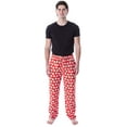 thumbnail image 4 of DC Comics Men's The Flash Lightning Bolt Allover Loungewear Pajama Pants, 4 of 8