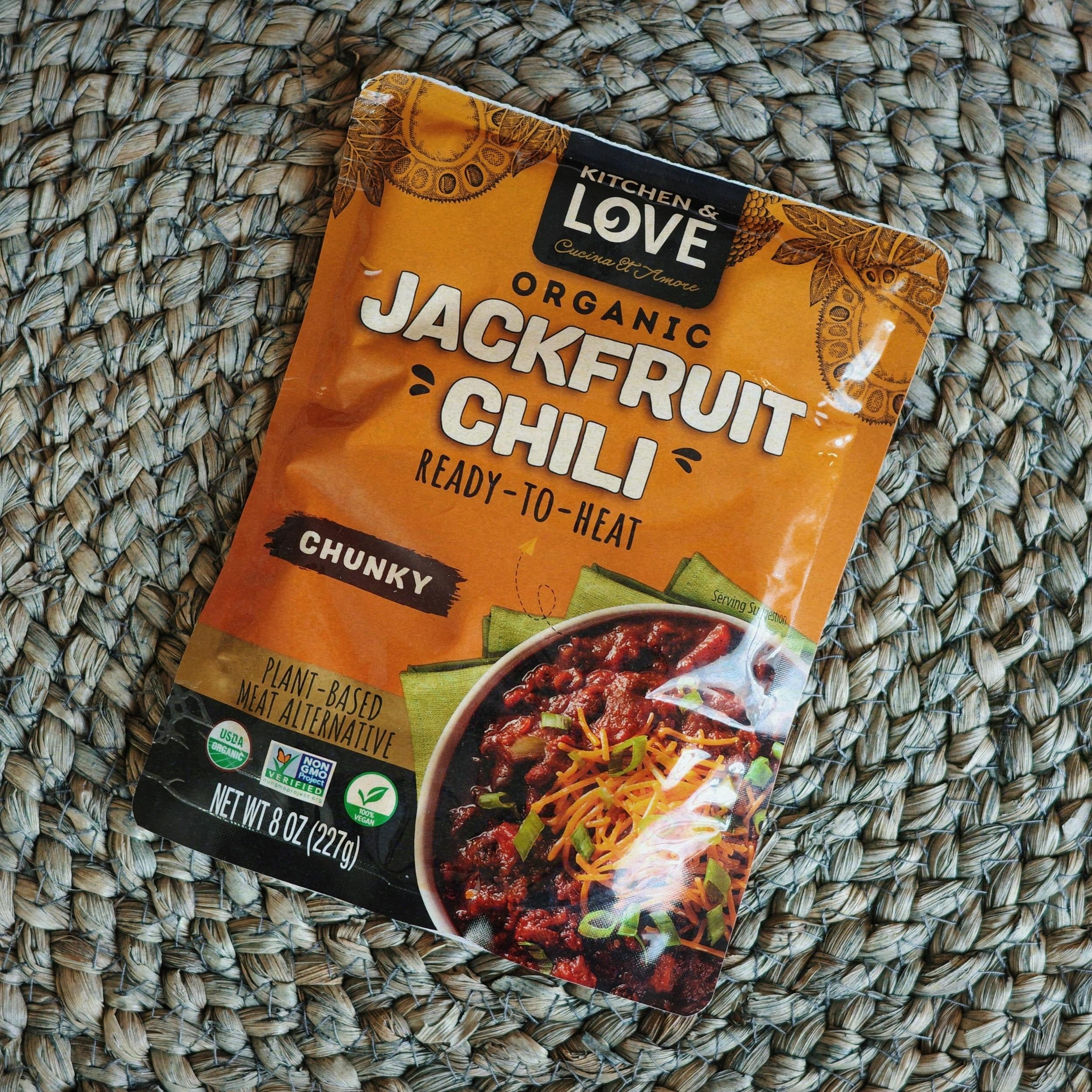 (2 pack) Kitchen & Love RTH Organic Jackfruit - Chunky Chili 8oz