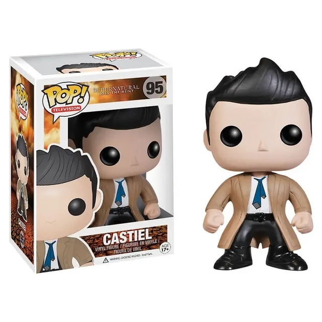 2025 FUNKO POP Supernatural Sam 93 Dean 94 Castiel Wings Blood Castiel 95 Charlie 176 Crowley 200 Bobby Singer 305 Figuras de acción Juguetes