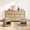 Reclaimed Light Oak, variant on SICOTAS 3-Piece Rattan Dresser & Nightstand Set - Light Oak 6-Drawer Dresser (56.88") & 2 Nightstands, Boho Bedroom Furniture Set with Storage