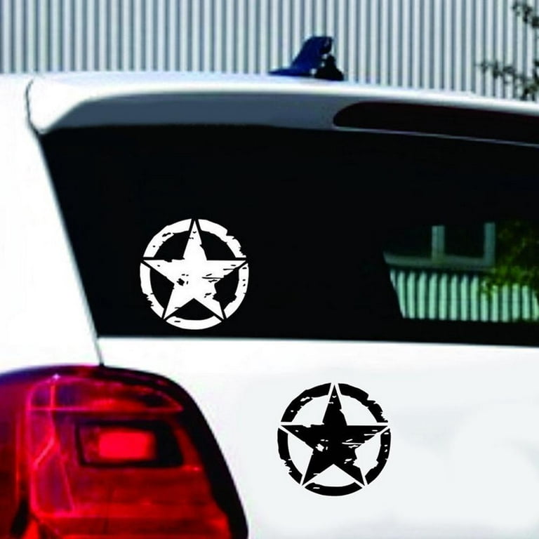 15*15cm ARMY Star Graphic Decals Motorcycle Vinyl Car-styling Car Stickers  C5Q6 