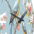 thumbnail image 5 of Designart "Chinoiserie Featuring Birds and Peonies XV" Floral Oversized Wall Clock, 5 of 5
