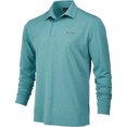 thumbnail image 1 of Polo de Rugby Greg Norman con protección UV para hombre verde extragrande, 1 of 1