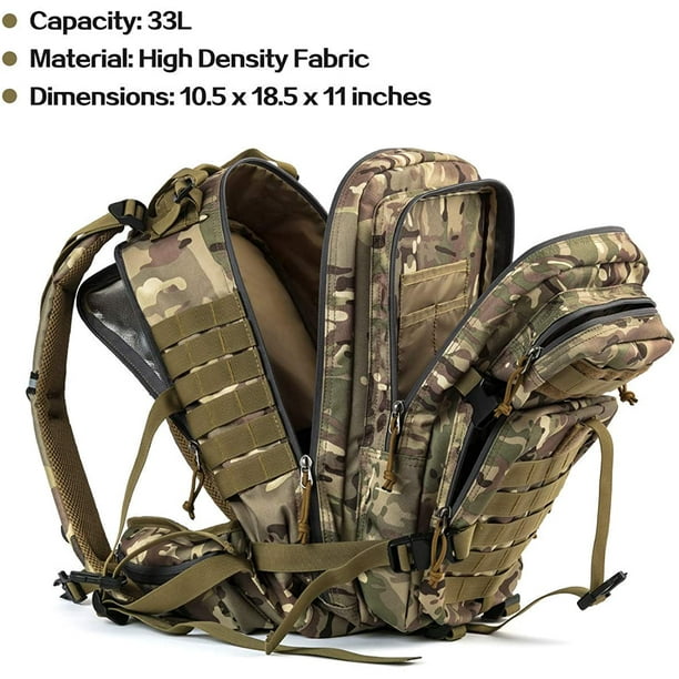 Tactical top backpack walmart