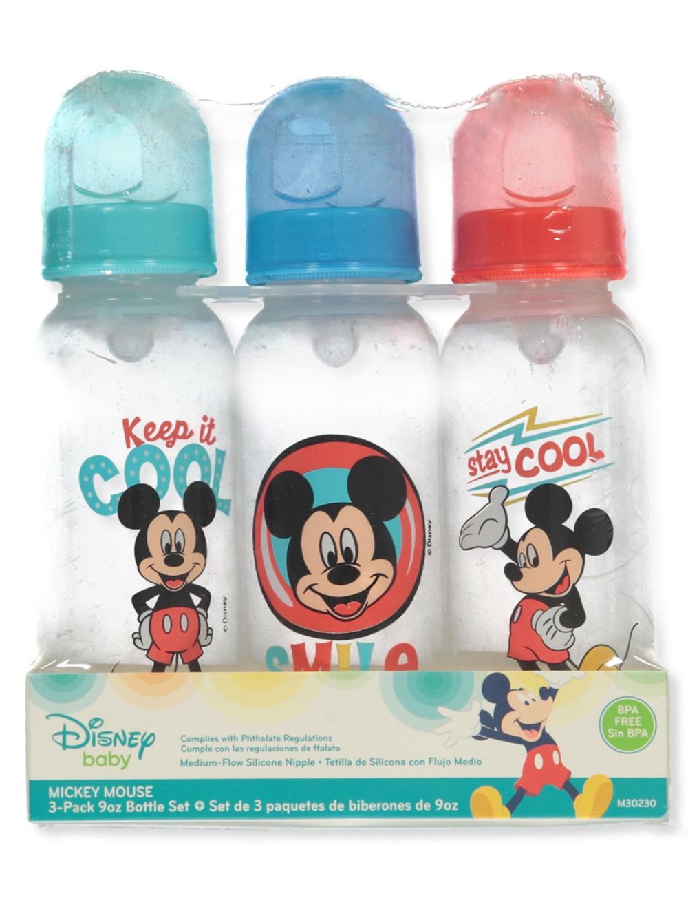 Disney Baby Mickey Mouse 9oz Bottle Bpa Free 