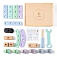 thumbnail image 2 of MTBLYS Wooden Screw Twisting Game Puzzle Toy Set 1 Nut Toy Included Hands-On Learning Early Education, 2 of 9