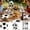 Full Set, variant on World Football Cup Party Supplies Set, 8ct Disposable Tableware with Plates Cups Tablecloth, Paper Utensils for Indoor Outdoor Garden Fan Gathering