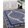 thumbnail image 3 of Ahgly Company Machine Washable Indoor Rectangle Industrial Modern Lapis Blue Area Rugs, 3' x 5', 3 of 7