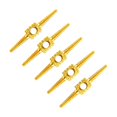 thumbnail image 4 of QualitChoice 5 Pieces Bicycle Brake Shifting Cable Internal Cable Black Routing Compact Housing Gold 2.63x0.5cm, 4 of 6