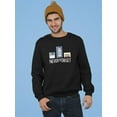 thumbnail image 2 of Never Forget Quote Sweatshirt Men -GoatDeals Designs, Male Small, 2 of 4