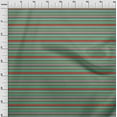 thumbnail image 3 of oneOone Viscose Jersey Turquoise Blue Fabric Stripes Diy Clothing Quilting Fabric Print Fabric By Yard 60 Inch Wide, 3 of 5