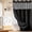 Black, variant on No Hooks Waffle Weave Shower Curtain with Snap in Liner + an Extra Replacement Liner，Bathroom Curtains Shower Set - 71W x 74H, Hotel Grade, Spa Like Bath Curtain, Pink