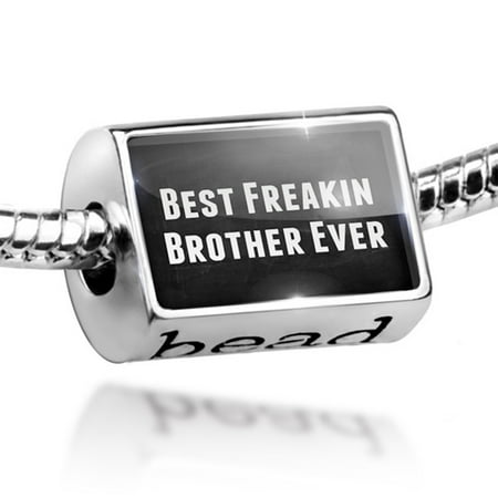 Bead Best Freakin Brother Ever Charm Fits All European (The Best Baked Beans Ever)