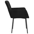thumbnail image 3 of vidaXL Dining Chairs 2 pcs Black Velvet, 3 of 5