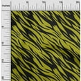 thumbnail image 1 of oneOone Polyester Lycra Lime Green Fabric Tiger Animal Skin Fabric For Sewing Printed Craft Fabric By The Yard 56 Inch Wide, 1 of 4