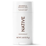 Native Deodorant For Men, Aluminum Free, Solid Deodorant Stick, Bourbon & Orange Peel, 2.65 oz