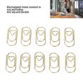 thumbnail image 4 of Shaped Paper Clips,150Pcs Mini Cute Heart Shaped Style Electroplated Metal Coated Fold Back Paperclips Bill Holder Binder Clips Bookmarks With Storage Box For Office School Home, 4 of 8